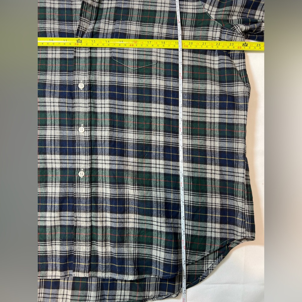 Frank & Eileen Women's Plaid Button Down Shirt - Blue and Green - Picture 5 of 5